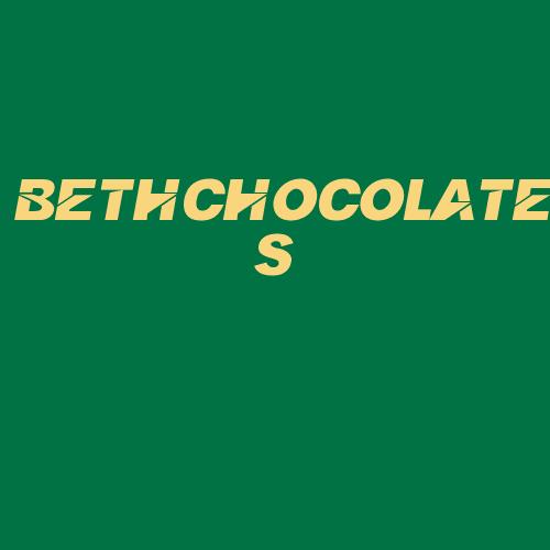 Logo da BETHCHOCOLATES